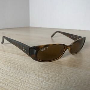 Ray-Ban RB2129 902/57 Sunglasses Polarized Tortoise/Brown Made In Italy